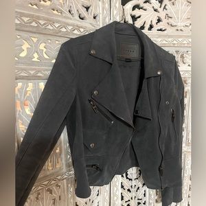 XS Blank NYC suede moto jacket